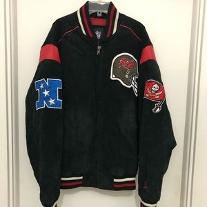 Tampa Bay Buccaneers Suede Leather Jacket NFL